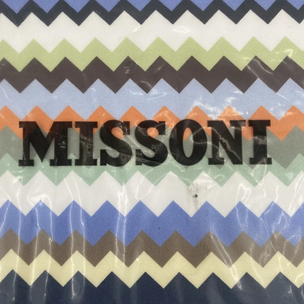 Missoni Duvet Cover KING Valparaiso Multicolor Chevron Zig Zag Italian Quality